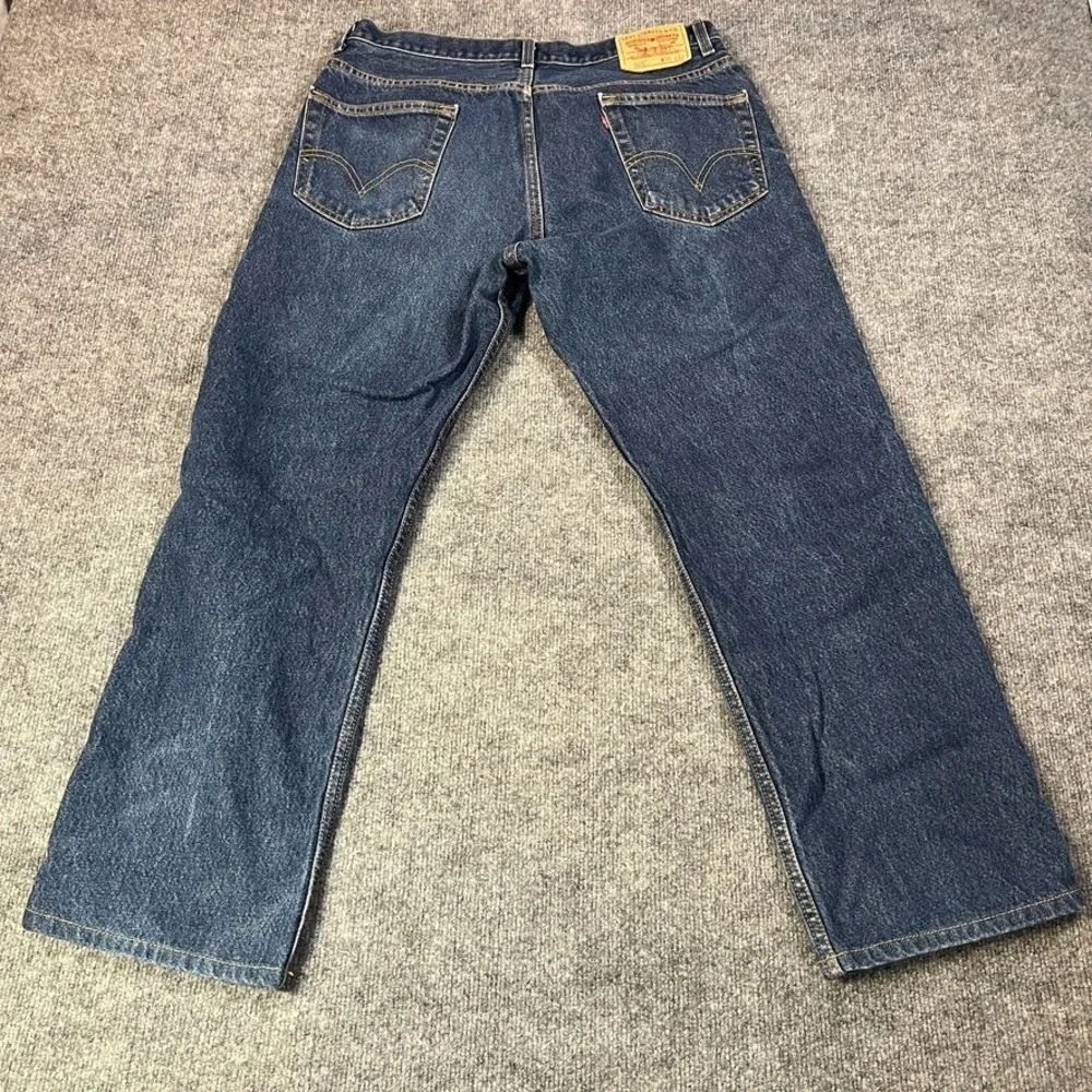 Levi's Men's 505 W36 L32 Regular Fit Jeans Classic Workwear Denim‎ Y2K Dad